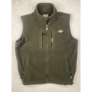 Drake Waterfowl Systems XL Olive Green Polyester Hunting Vest Full Zip Pockets